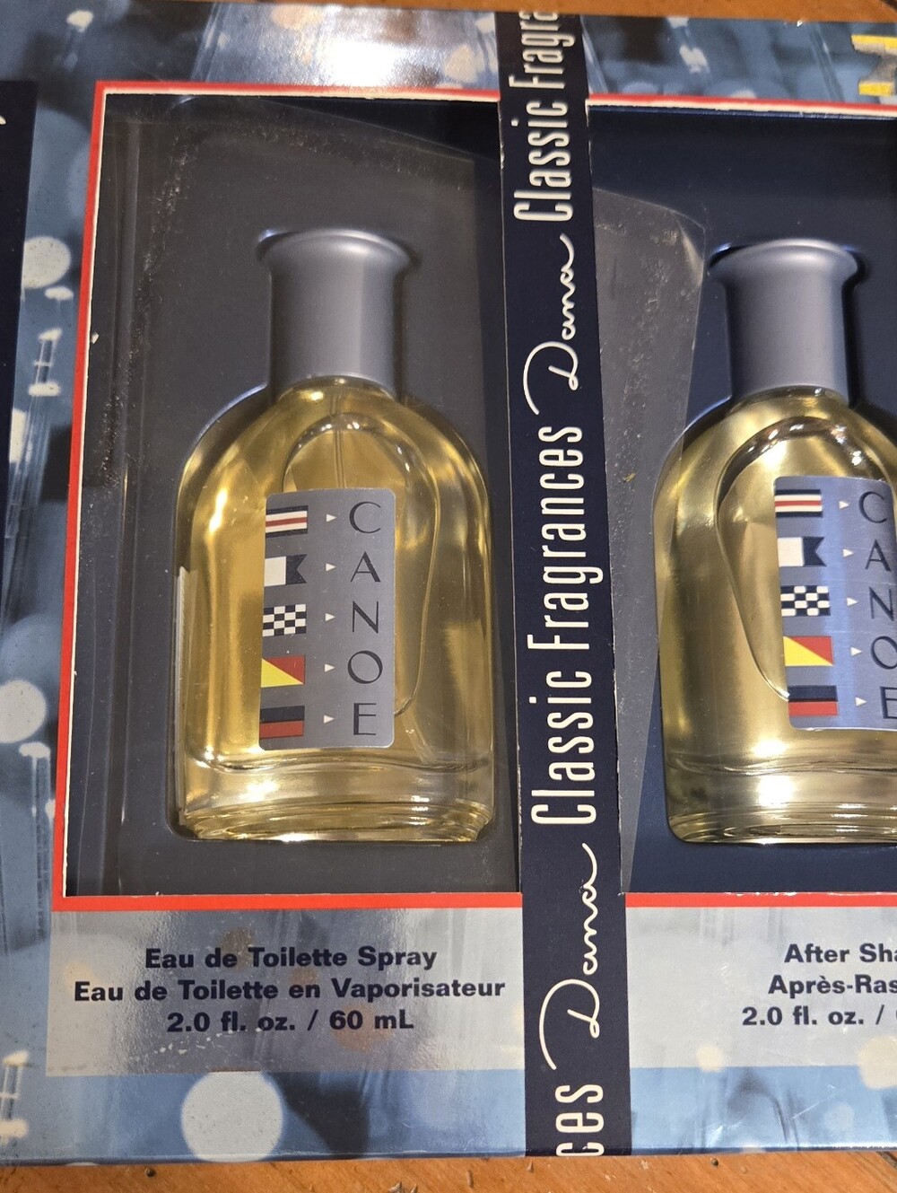 CANOE GIFT SET BY DANA AFTER SHAVE & TOILETTE SPRAY 2 OZ EACH GIFT SET